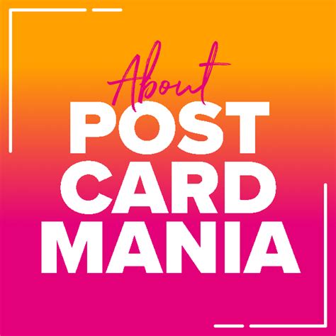 Postcard mania - 4 days ago · Joy is the Founder and CEO of PostcardMania, and she used the very techniques in this book to take the company from $0 to $40,000,000 in less than a decade. Now, her knowledge is available to you – for FREE – and it’s just a click away…. Marketing Strategy Defined. Chapter 1. Two Step Marketing. Chapter 2. Attention Grabbing …